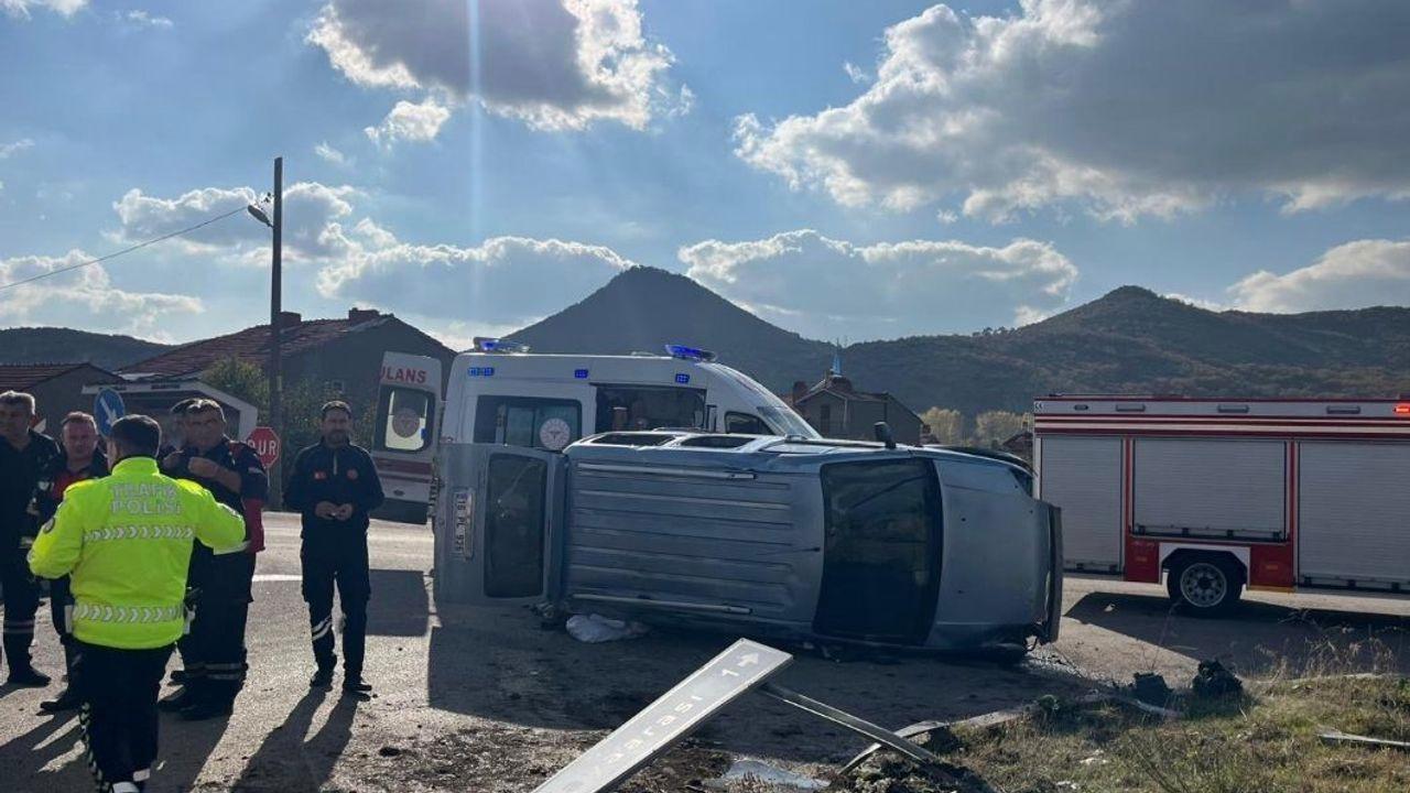 Kütahya’da trafik kazası: 7 yaralı