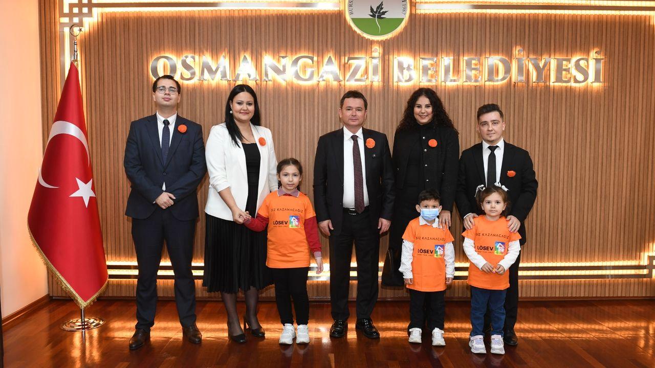 LÖSEV Bursa’dan Başkan Erkan Aydın’a ziyaret