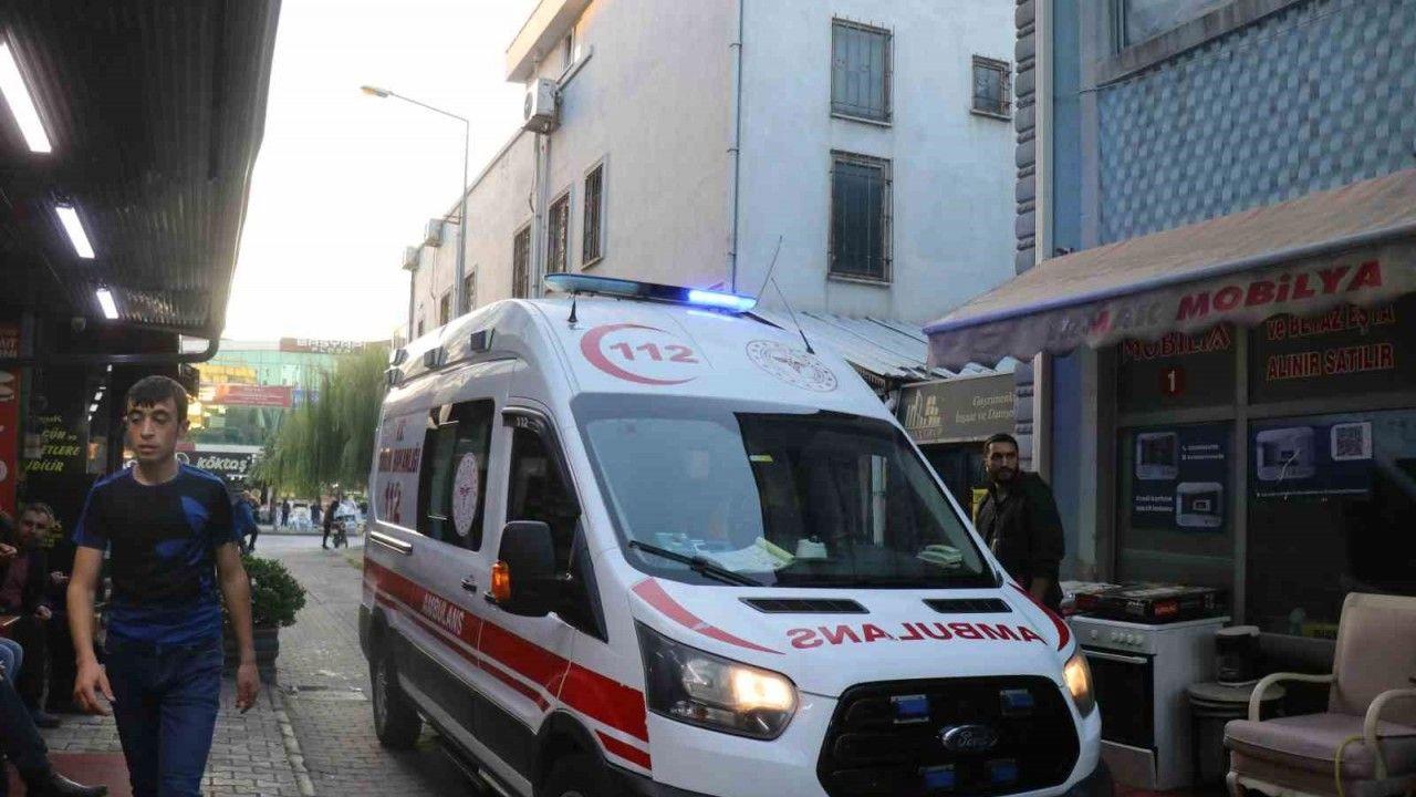 Marketten ürün çalmaya çalıştı, kaçarken yüksekten düşüp yaralandı