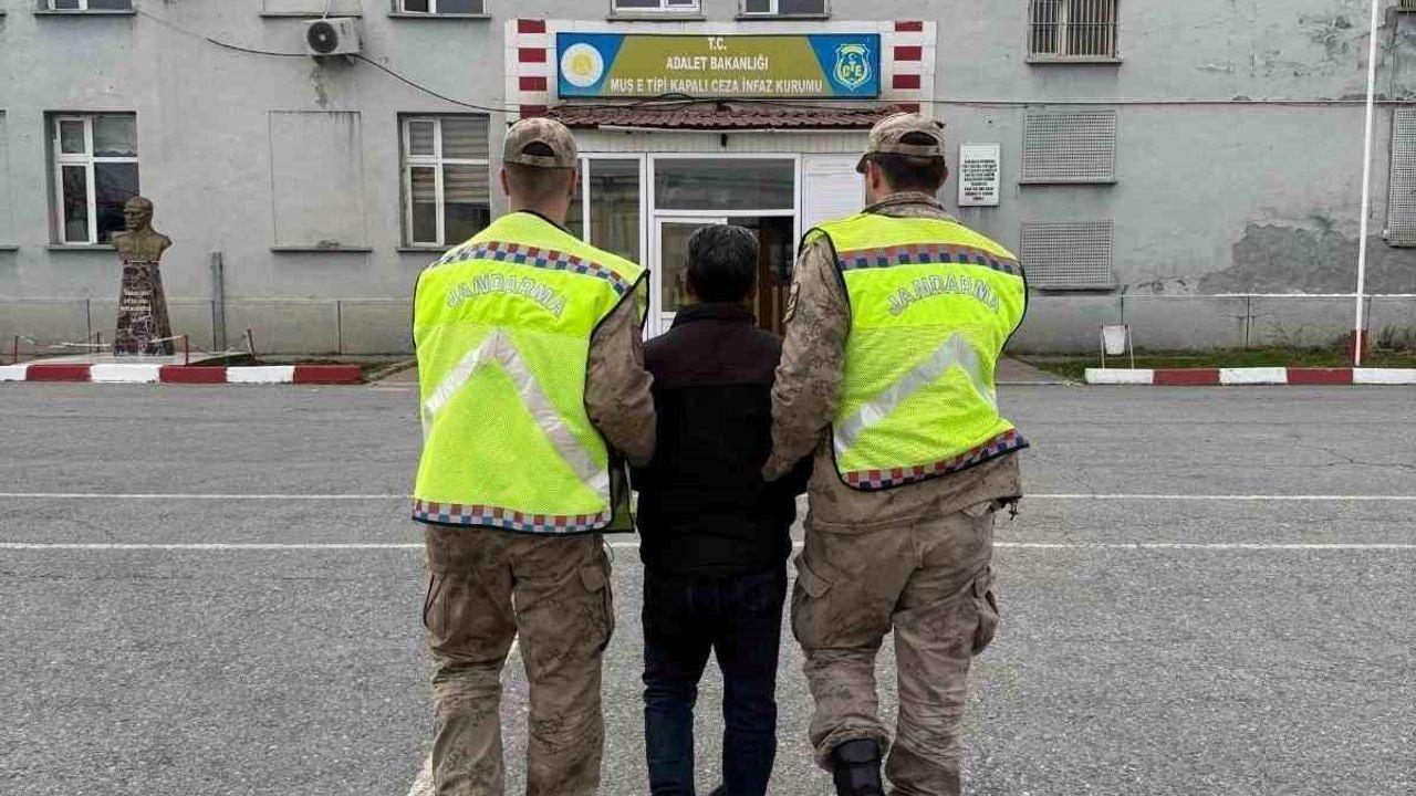 Muş’ta 5 yıl hapisle aranan şahıs yakalandı