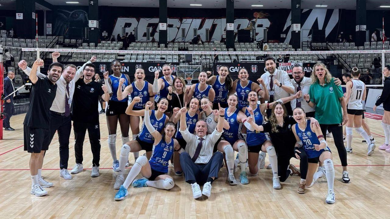 Nilüfer Belediyespor, Beşiktaş'ı set vermeden geçti
