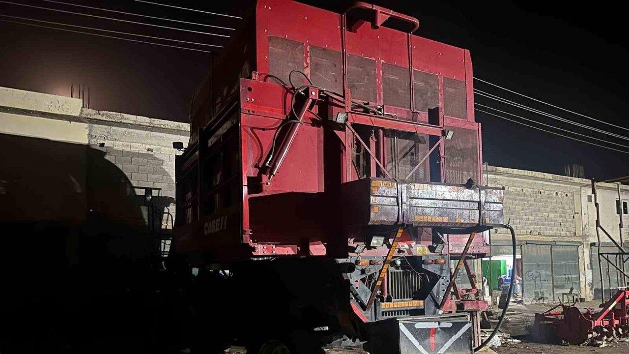 Şanlıurfa’da biçerdöverin 1 milyon TL değerindeki parçaları çalındı