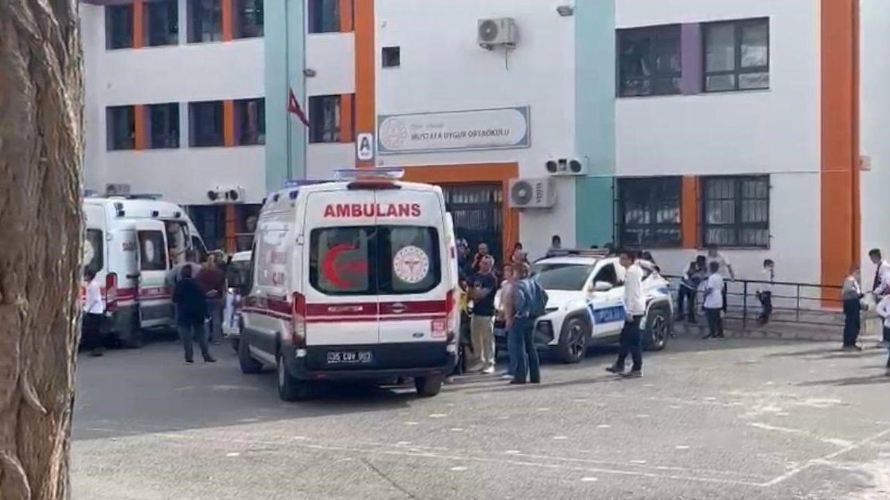 Sınıfın içinde yangın tüpü sıktılar: Çoğu öğrenci tozdan etkilendi