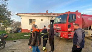 Babaeski’de ev yangını: 1 ölü, 1 yaralı