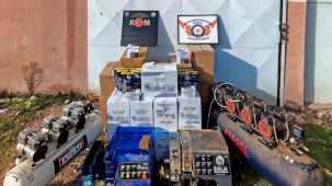 Bilecik’te 98 bin makaron ele geçirildi