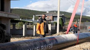 Bolu’da su kesintisine yol açan alt yapı sorunu düzeltiliyor