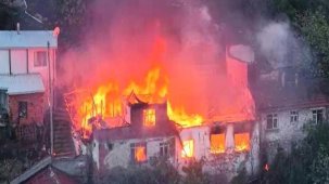 Bursa'da alevleri söndürmek isterken can verdi!