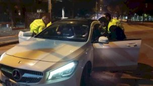 Bursa'da alkollü sürücü polis ekiplerinden kaçmaya çalıştı