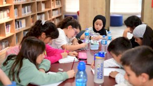 Bursa'da çocuklar hayallerini kağıda döküyor