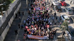 Bursa'da kadınlardan şiddete karşı ortak ses