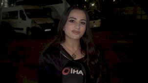 Bursa'da motosikletli kadının zor anları