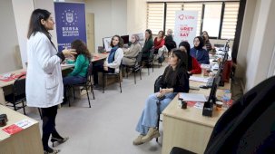 Bursa'da üreten kadınlara Büyükşehir desteği