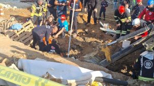 Çayırova’da inşaat alanında toprak altında kalan 1 işçi kurtarıldı
