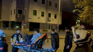 Çorlu’da trafik kazası: 1 yaralı