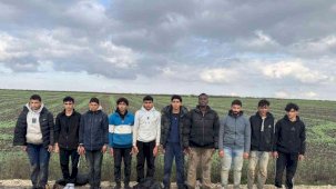 Edirne’de 10 düzensiz göçmen yakalandı