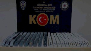 Edirne’de 500 adet kaçak elektronik sigara ele geçirildi