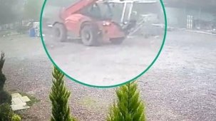 Firmanın eski çalışanı 5 milyonluk iş makinesini çaldı