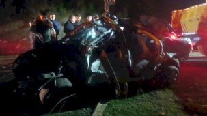 Kayıp imamın cesedinin bulunduğu araç uçurumdan çıkartıldı