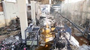 Kocaeli’de 6 kişiye mezar olan parfüm dolum tesisinin içi görüntülendi