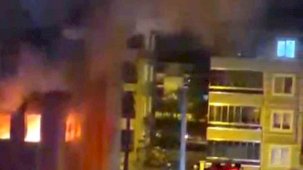 Kütahya’da apartman dairesinde yangın: 5 kişi kurtarıldı