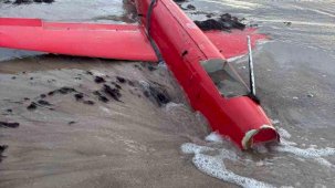 Letonya kıyılarına bir İHA enkazı daha vurdu