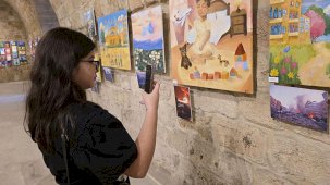 Lübnanlı çocuklar, tanık oldukları savaş sahnelerini 