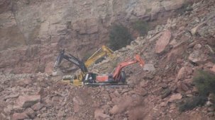 Ordu’da göçük altında kalan kamyon şoförünün cenazesine ulaşıldı