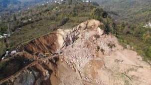 Ordu’da göçükte arama çalışmalarına ara verildi