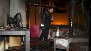 Ordu’da sobadan çıkan yangında anne ve oğlu yaralandı