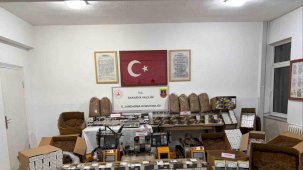 Sakarya’da 151 bin boş, 16 bin dolu makaron ele geçirildi