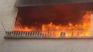 Şanlıurfa’da korkutan yangın: Apartman dairesi alev alev yandı