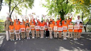Sonbahar yaprakları Osmangazi’de sanata dönüştü