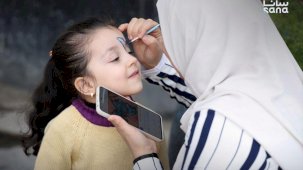 Suriye'nin başkentinde çocuk festivali başladı