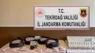 Tekirdağ’da dev uyuşturucu operasyonu: 55 bin sentetik ecza ele geçirildi