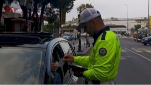 Tekirdağ’da muayenesiz ve cam filmli araçlara ceza