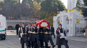 Trafik kazasında hayatını kaybeden uzman çavuş için tören düzenlendi