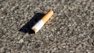 Yere izmarit atana 3 bin euro ceza