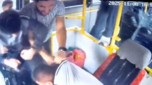 Yolcu ile tartışan halk otobüsü şoförüne meydan dayağı