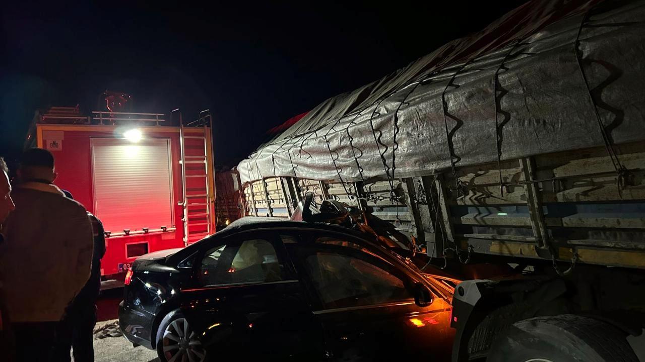 Tır ile otomobilin çarpıştığı kazada can kaybı!