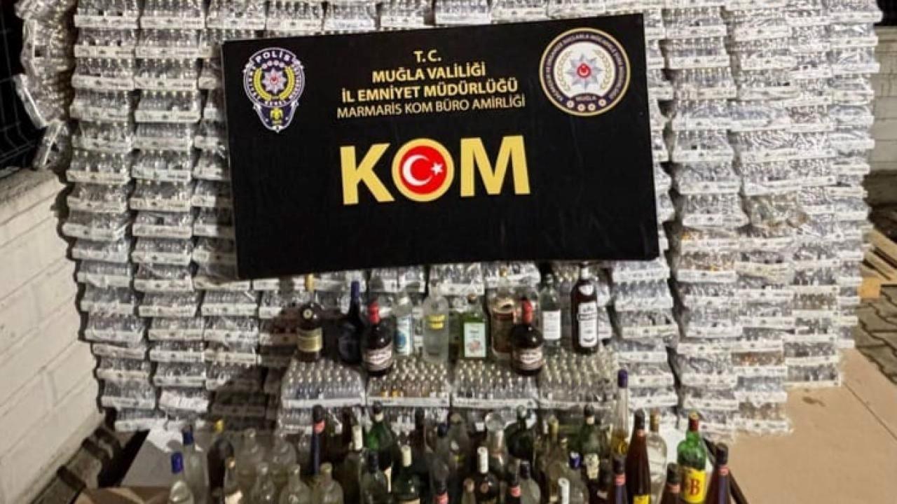 104 bin 212 şişe kaçak içki ele geçirildi
