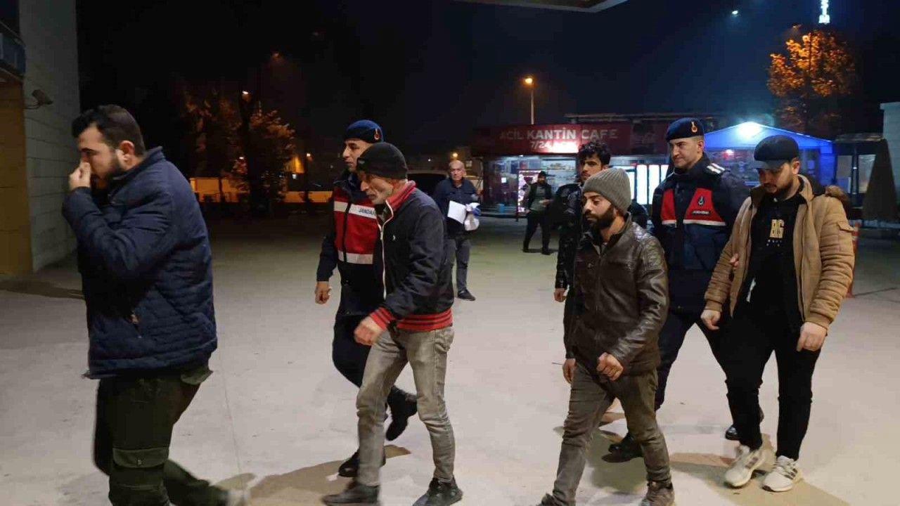 Bursa'da 8 kaçak göçmen yakalandı