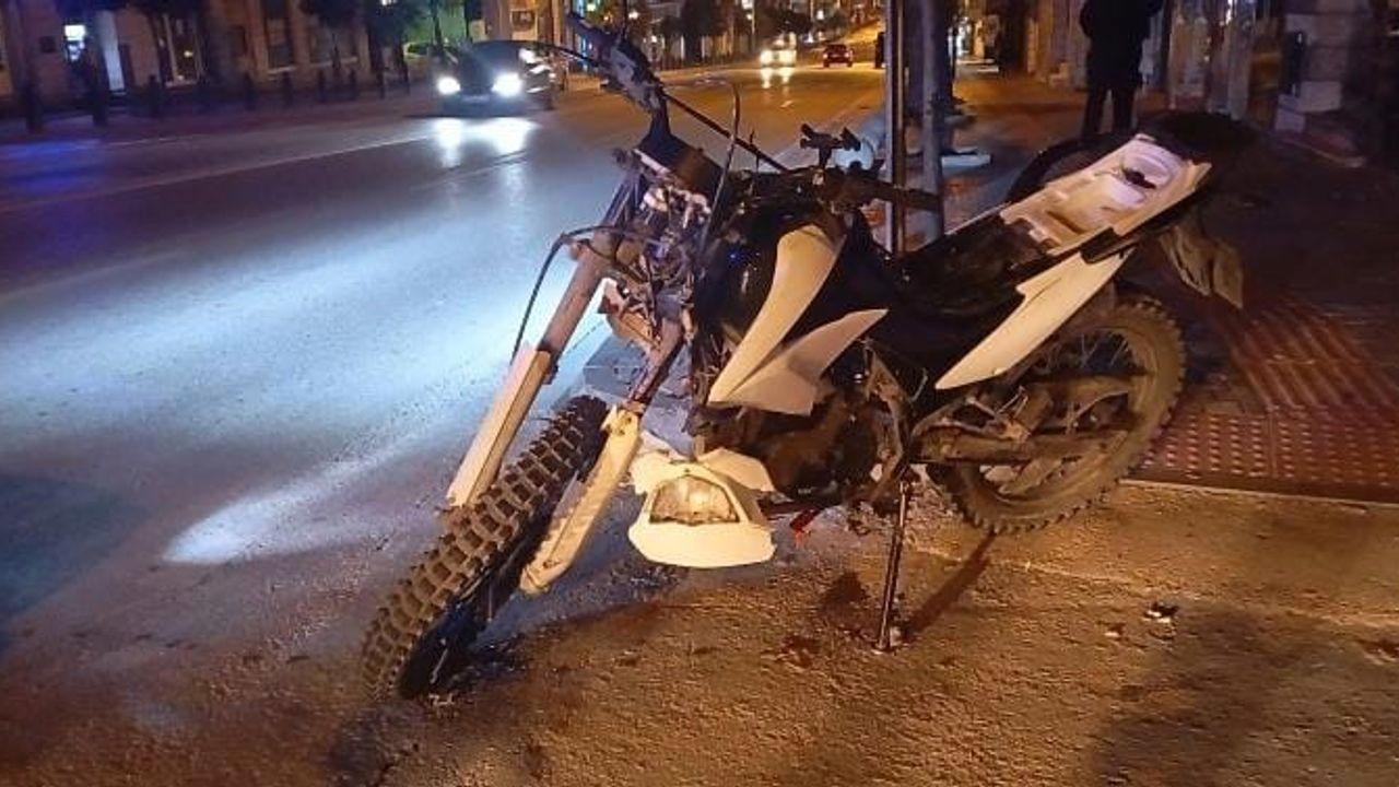 Bursa’da motosiklet kazası: 1 yaralı