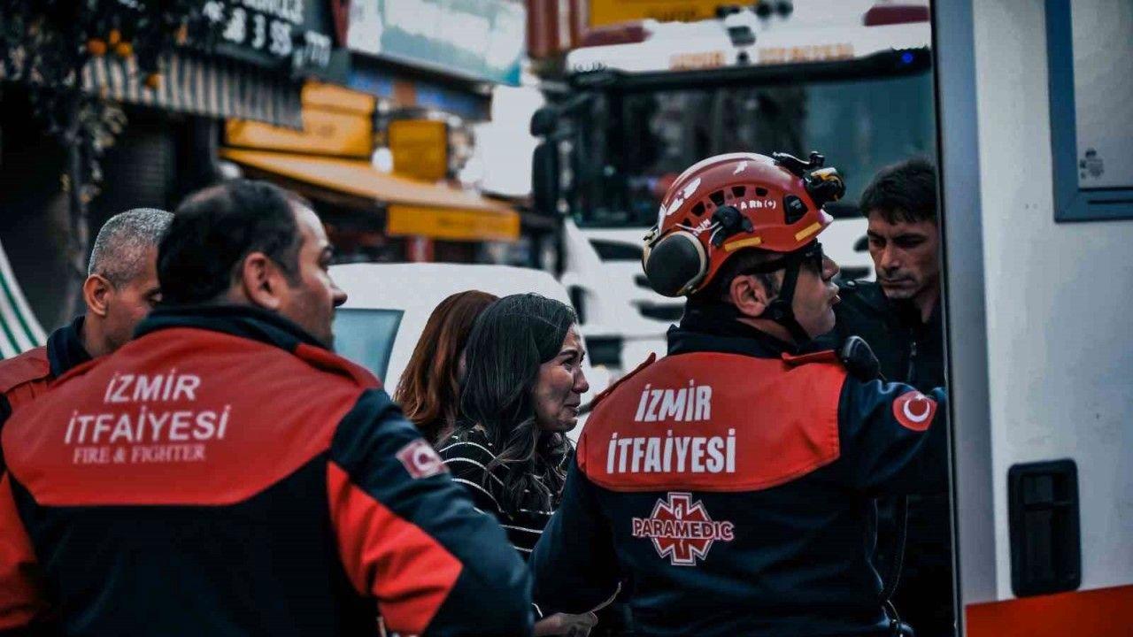İş hanını alevler sardı, itfaiye 12 kişiyi kurtardı