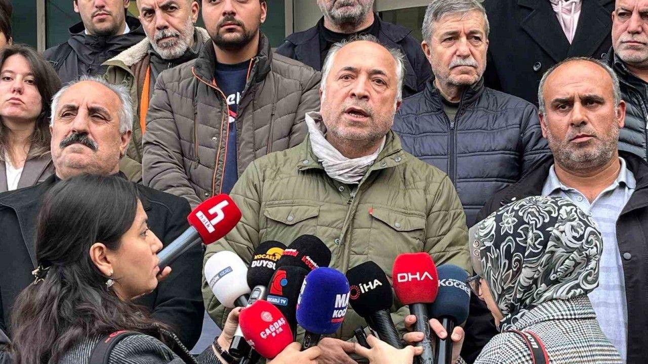 Kocaeli’deki fabrika yangınında ölenlerin yakınlarından SGK önünde açıklama