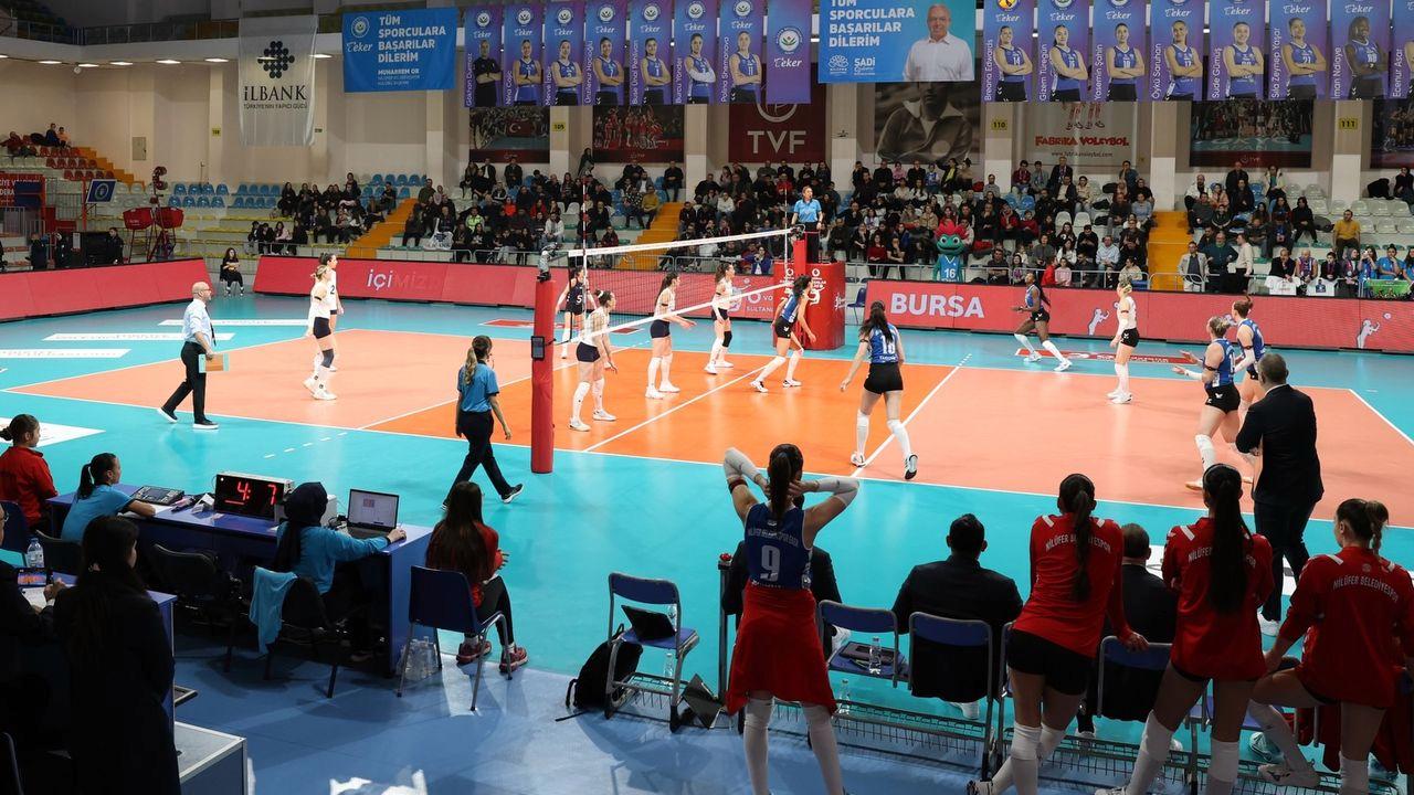 Nilüfer Belediyespor Eker galibiyet serisini sürdürdü