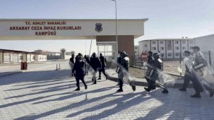 Aksaray Cezaevinde tatbikat alarmı