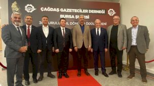 Bursa basını ÇGD'nin kuruluş yıl dönümünde buluştu