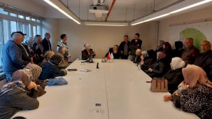 Bursa'da Sinandede Mahallesi kentsel dönüşüm mağdurları hak arayışında