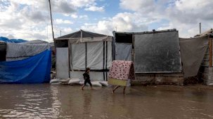 Gazze’yi vuran fırtınada 12 kişi hayatını kaybetti, 27 binden fazla çadır hasar gördü