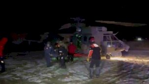 Hasan Dağı’nda mahsur kalan öğrenciler helikopterle kurtarıldı